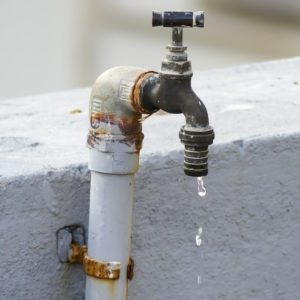 water dripping from a tap