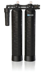 A Kinetico greensand water filter